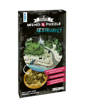 TOPP Escape Adventures – Wendepuzzle: Gestrandet – 280 Teile von Knoblich,  Max, Pieper,  Hans