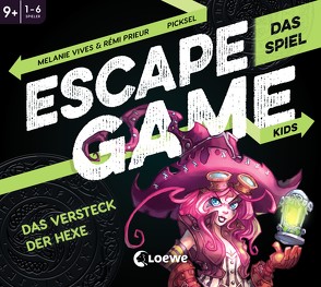 Escape Game Kids – Das Spiel – Das Versteck der Hexe von Fiedler-Tresp,  Sonja, Gunto,  El, Prieur,  Rémi, Vives,  Mélanie