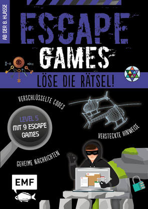 Escape Games Level 5 (lila) – Löse die Rätsel! – 9 Escape Games ab der 8. Klasse von Durand,  Arnaud, Durand,  Julien, Mattiesch,  Gesa