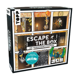 TOPP Escape The Box – Die vergessene Pyramide: Das ultimative Escape-Room-Erlebnis als Gesellschaftsspiel! von frechverlag, Frenzel,  Sebastian, Gehrmann,  Kristina, von Lühmann,  Beate