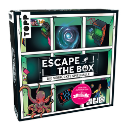 TOPP Escape The Box – Die verrückte Spielhalle: Das ultimative Escape-Room-Erlebnis als Gesellschaftsspiel! von Bierhahn,  Michael, Frenzel,  Sebastian, Gehrmann,  Kristina, von Lühmann,  Beate