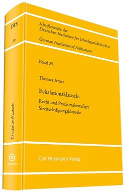 Eskalationsklauseln von Arntz,  Thomas