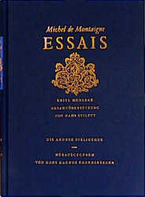 Essais von Montaigne,  Michel de, Stilett,  Hans