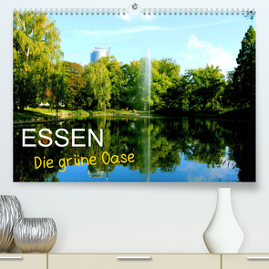 Essen – Die grüne Oase (Premium, hochwertiger DIN A2 Wandkalender 2023, Kunstdruck in Hochglanz) von Joecks,  Armin