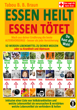 ESSEN HEILT – ESSEN TÖTET: Du hast die Wahl! Mach aus deiner Ernährung die beste ALTERSVORSORGE – besser als jede Versicherung! SO WERDEN LEBENSMITTEL ZU DEINER MEDIZIN oder zu Krankheit und Alptraum von Braun,  Tabou Banganté Blessing