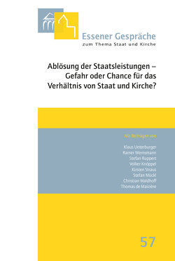 Essener Gespräche zum Thema Staat und Kirche, Band 57 von Uhle,  Arnd, Wolf,  Judith