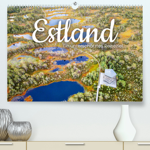 Estland – Ein unterschätztes Reiseziel. (hochwertiger Premium Wandkalender 2024 DIN A2 quer), Kunstdruck in Hochglanz von Monkey,  Happy