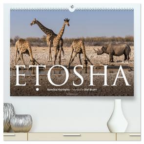 ETOSHA – Namibia Highlights (hochwertiger Premium Wandkalender 2024 DIN A2 quer), Kunstdruck in Hochglanz von Bruhn,  Olaf