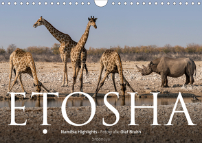 ETOSHA – Namibia Highlights (Wandkalender 2021 DIN A4 quer) von Bruhn,  Olaf