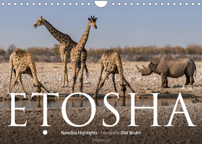 ETOSHA – Namibia Highlights (Wandkalender 2022 DIN A4 quer) von Bruhn,  Olaf