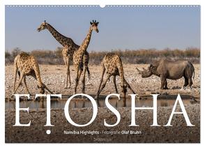 ETOSHA – Namibia Highlights (Wandkalender 2024 DIN A2 quer), CALVENDO Monatskalender von Bruhn,  Olaf