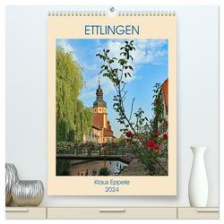 ETTLINGEN (hochwertiger Premium Wandkalender 2024 DIN A2 hoch), Kunstdruck in Hochglanz von Eppele,  Klaus