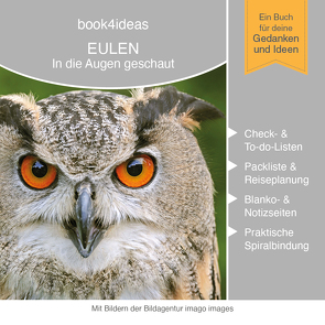 BOOK 4 IDEAS classic | Projektbuch mit Bildern: Eulen: In die Augen geschaut