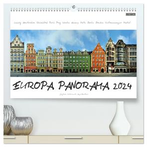 Europa Panorama 2024 (hochwertiger Premium Wandkalender 2024 DIN A2 quer), Kunstdruck in Hochglanz von Rom,  Jörg