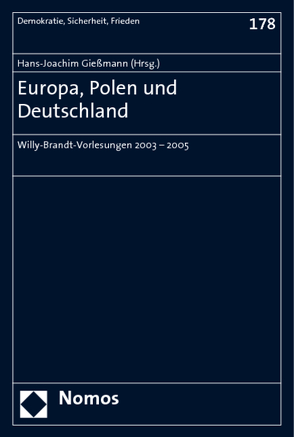 Europa, Polen und Deutschland von Gießmann,  Hans-Joachim