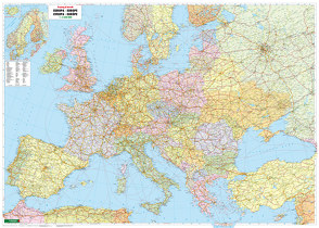 Europa politisch, Poster 1:2.600.000, freytag & berndt