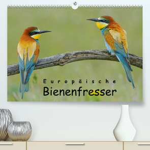 Europäische Bienenfresser (Premium, hochwertiger DIN A2 Wandkalender 2023, Kunstdruck in Hochglanz) von Wolf,  Gerald