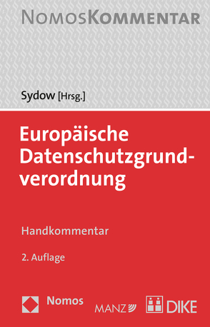 Europäische Datenschutzgrundverordnung von Sydow,  Gernot