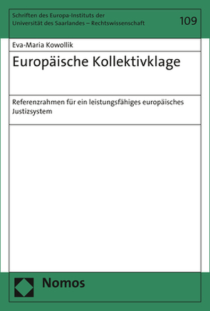 Europäische Kollektivklage von Kowollik,  Eva-Maria