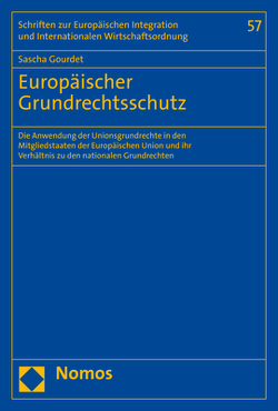 Europäischer Grundrechtsschutz von Gourdet,  Sascha