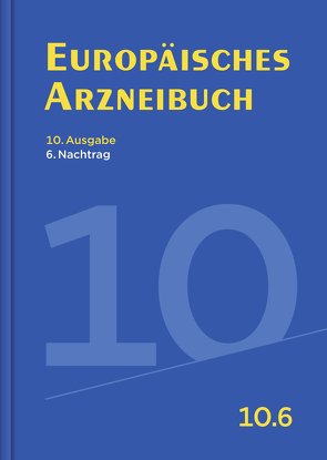 Europäisches Arzneibuch 10. Ausgabe, 6. Nachtrag