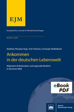 Europäisches Journal für Minderheitenfragen Heft 01-02/2016, Jg. 9 von Fritzsche,  Erik, Meißelbach,  Christoph, Vogt,  Matthias Theodor