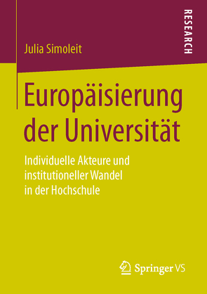 Europäisierung der Universität von Simoleit,  Julia