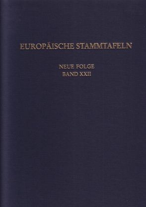 Europäische Stammtafeln. Neue Folge von Schwennicke,  Detlev