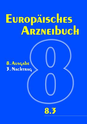 Europäisches Arzneibuch 8. Ausgabe, 3. Nachtrag