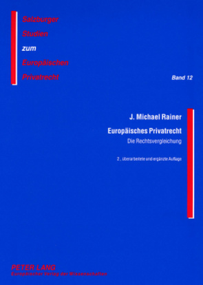 Europäisches Privatrecht von Rainer,  J. Michael