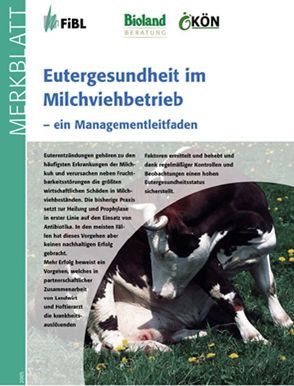 Eutergesundheit im Milchviehbetrieb