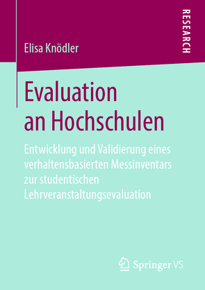 Evaluation an Hochschulen von Knödler,  Elisa