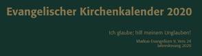 Evangelischer Kirchenkalender 2020 von Nagel-Knecht,  Birgit