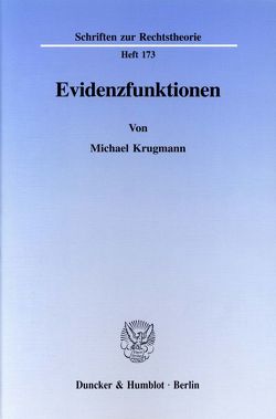 Evidenzfunktionen. von Krugmann,  Michael