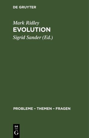 Evolution von Hildebrandt,  Helgard, Ridley,  Mark, Sander,  Sigrid