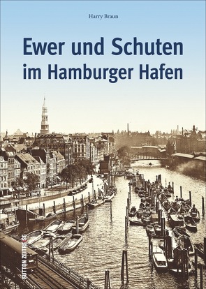 Ewer und Schuten im Hamburger Hafen von Braun,  Harry