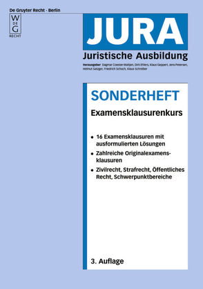 Examensklausurenkurs von Coester-Waltjen,  Dagmar, Ehlers,  Dirk, et al., Geppert,  Klaus