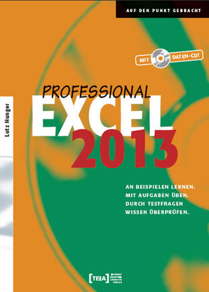 Excel 2013 Professional von Hunger,  Lutz