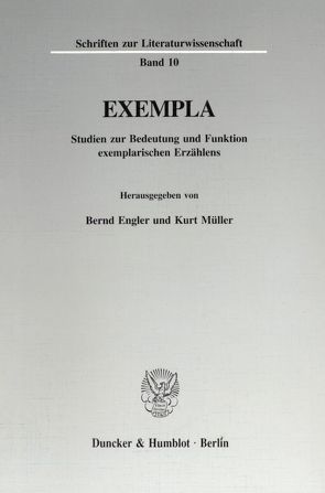 Exempla. von Engler,  Bernd, Müller,  Kurt