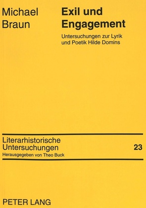 Exil und Engagement von Braun,  Michael