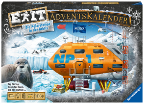 EXIT Adventskalender „Die Polarstation in der Arktis“ – 25 Rätsel für EXIT-Begeisterte ab 10 Jahren von Schiller,  Johannes