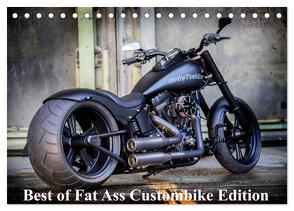 Exklusive Best of Fat Ass Custombike Edition, feinste Harleys mit fettem Hintern (Tischkalender 2024 DIN A5 quer), CALVENDO Monatskalender von Wolf,  Volker