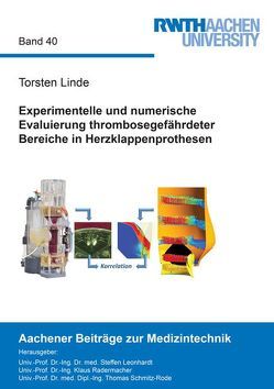 Experimentelle und numerische Evaluierung thrombosegefährdeter Bereiche in Herzklappenprothesen von Linde,  Torsten