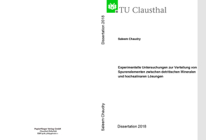 Experimentelle Untersuchungen zur Verteilung von Spurenelementen zwischen detritischen Mineralen und hochsalinaren Lösungen von Chaudry,  Saleem