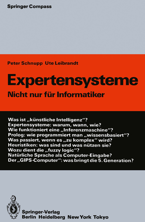 Expertensysteme von Leibrandt,  Ute, Schnupp,  Peter