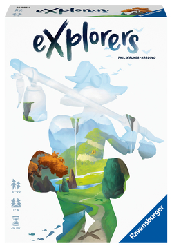 Ravensburger 26982 – Explorers – Abwechslungsreiches Flip & Write Spiel für Erwachsene und Kinder ab 8 Jahren, für Spieleabende mit Freunden oder der Familie, für 1-4 Spieler von Walker-Harding,  Phil