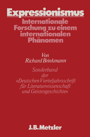 Expressionismus von Brinkmann, Brinkmann,  Richard