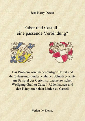 Faber und Castell – eine passende Verbindung? von Detzer,  Jens Harry