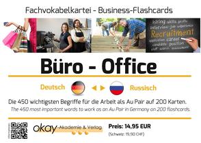 Fach – Vokabelkartei „Büro / Office / Arbeitsplatz“ – Deutsch – Russisch von Kühl,  Oliver