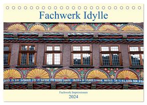 Fachwerk Impressionen (Tischkalender 2024 DIN A5 quer), CALVENDO Monatskalender von Schmidt,  Bodo